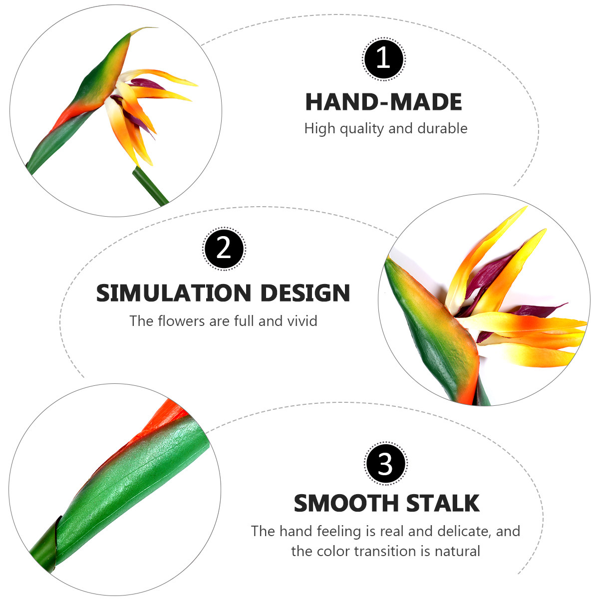 Sztuczny kwiat strelicy (bird  – Bird Paradise Strelitzia recenzja i cena